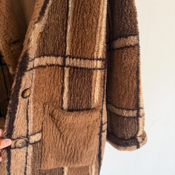Doen Heirloom Easton Sherpa Jacket Coat Sz M RARE - Picture 10 of 16